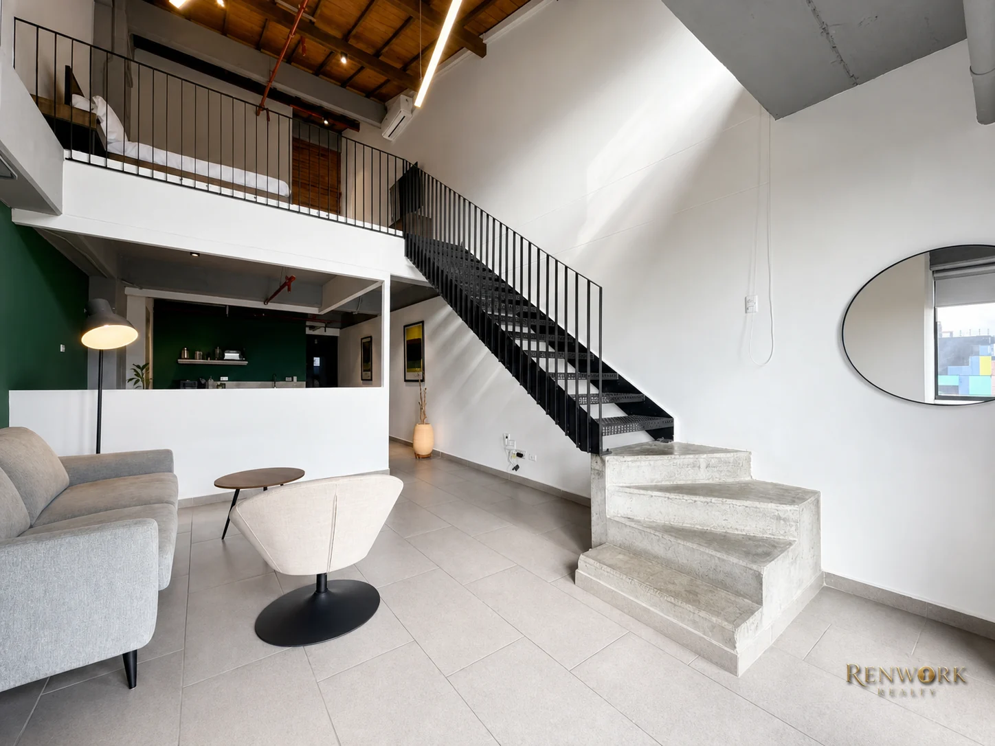 Interior de una propiedad presentada por Renwork