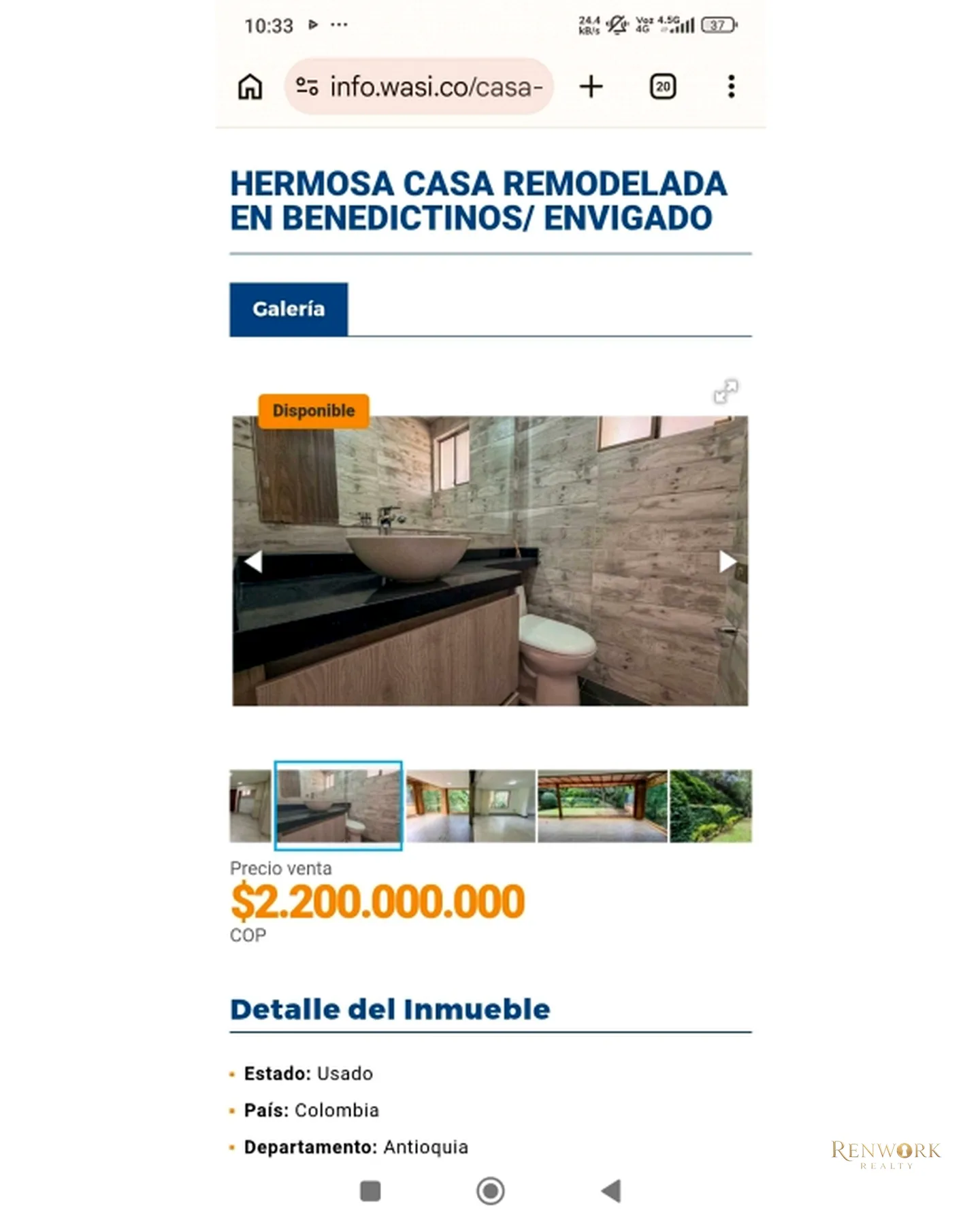 HERMOSA CASA REMODELADA EN ENVIGADO LOMA DE BENEDICTOS · foto 12
